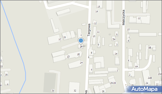 Środa Śląska, Targowa, 1F, mapa Środa Śląska