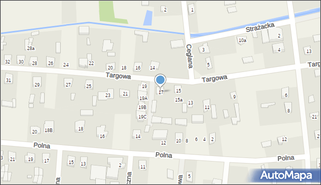 Stanisławów, Targowa, 17, mapa Stanisławów