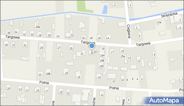 Stanisławów, Targowa, 21, mapa Stanisławów