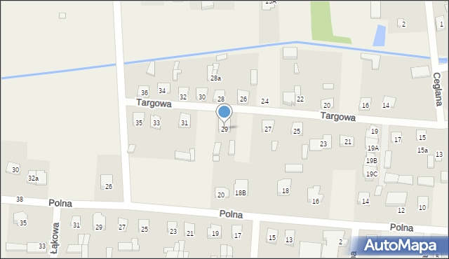 Stanisławów, Targowa, 29, mapa Stanisławów