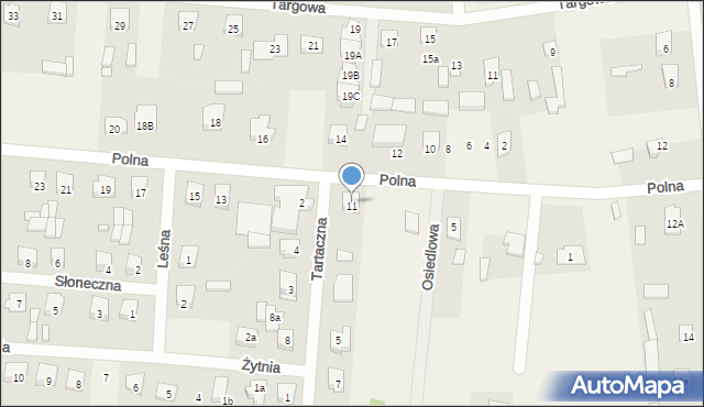 Stanisławów, Tartaczna, 1, mapa Stanisławów