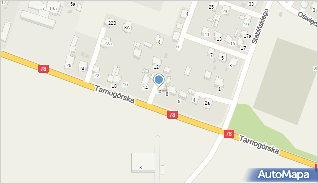 Świerklaniec, Tarnogórska, 10, mapa Świerklaniec