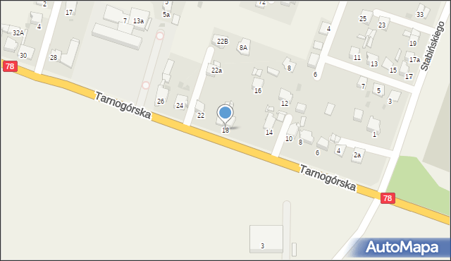 Świerklaniec, Tarnogórska, 18, mapa Świerklaniec