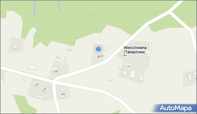 Tabaszowa, Tabaszowa, 15, mapa Tabaszowa