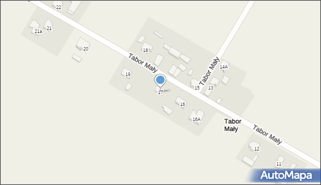 Tabor Mały, Tabor Mały, 17, mapa Tabor Mały