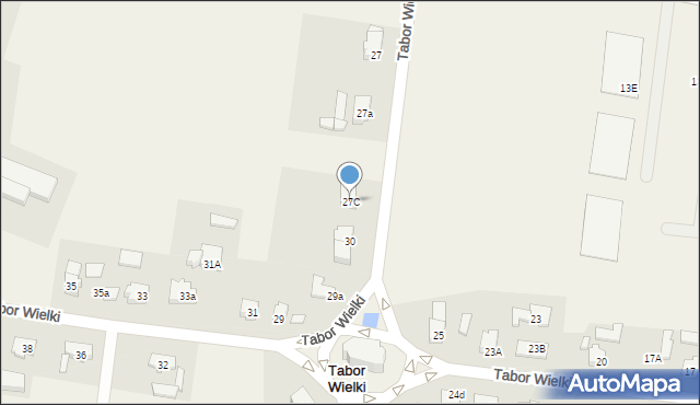 Tabor Wielki, Tabor Wielki, 27C, mapa Tabor Wielki