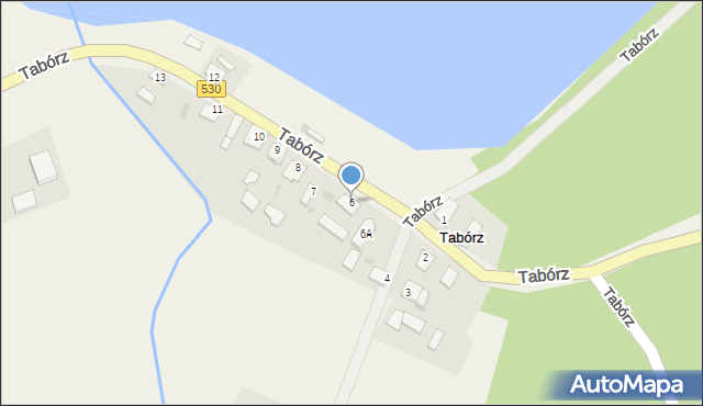 Tabórz, Tabórz, 6, mapa Tabórz