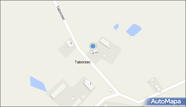 Taborzec, Taborzec, 4, mapa Taborzec