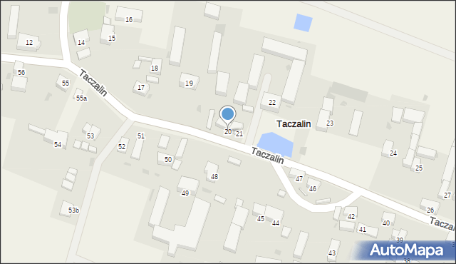 Taczalin, Taczalin, 20, mapa Taczalin