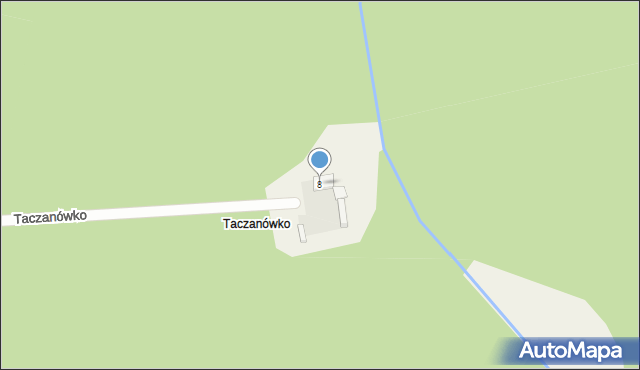 Taczanówko, Taczanówko, 8, mapa Taczanówko