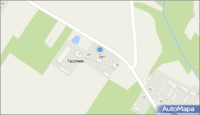 Taczów, Taczów, 16B, mapa Taczów