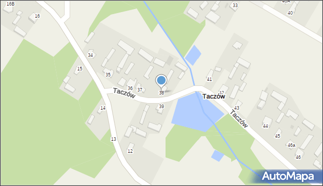 Taczów, Taczów, 38, mapa Taczów