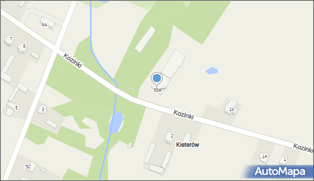 Taczów, Taczów, 50A, mapa Taczów