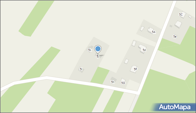 Taczów, Taczów, 5j, mapa Taczów