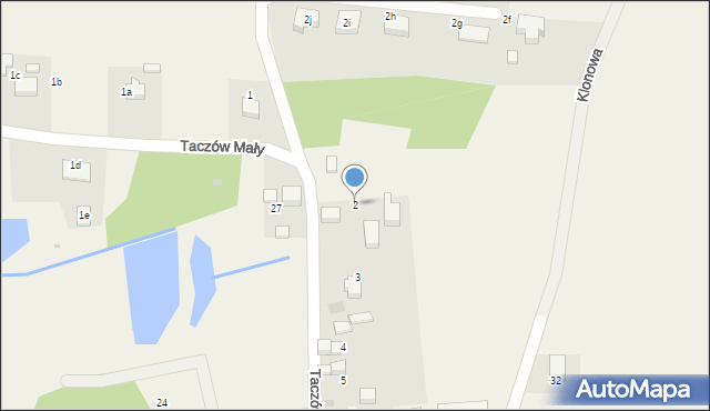 Taczów Mały, Taczów Mały, 2, mapa Taczów Mały