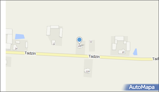 Tadzin, Tadzin, 11b, mapa Tadzin