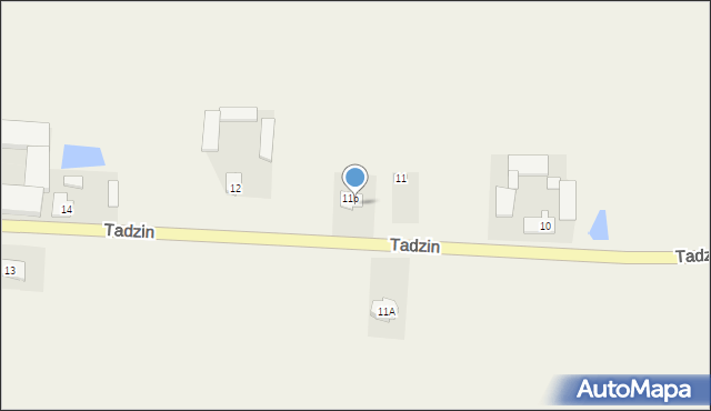 Tadzin, Tadzin, 12b, mapa Tadzin