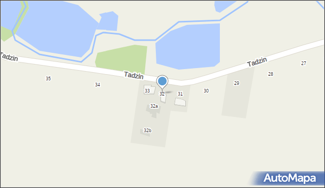 Tadzin, Tadzin, 32, mapa Tadzin