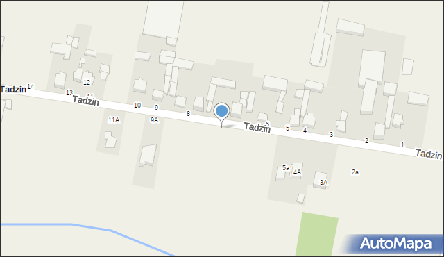 Tadzin, Tadzin, 7a, mapa Tadzin