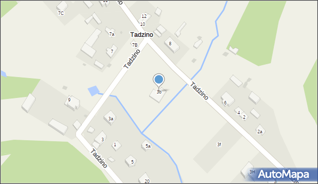 Tadzino, Tadzino, 3b, mapa Tadzino