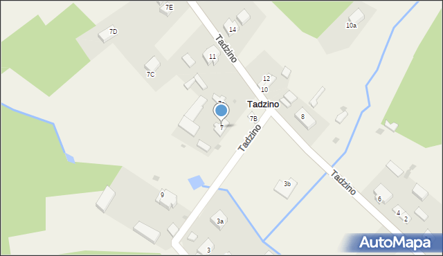 Tadzino, Tadzino, 7, mapa Tadzino