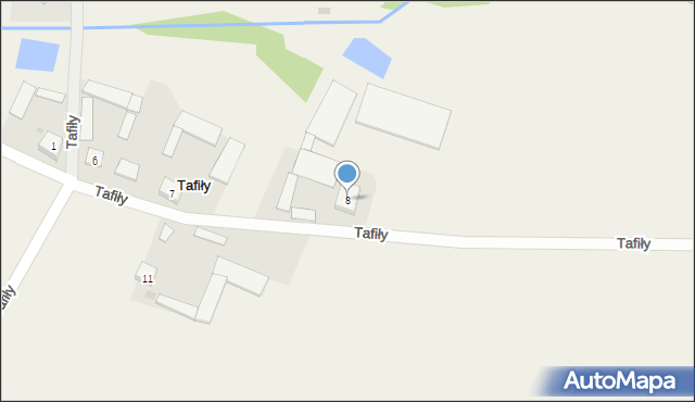 Tafiły, Tafiły, 8, mapa Tafiły