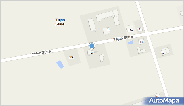 Tajno Stare, Tajno Stare, 10, mapa Tajno Stare