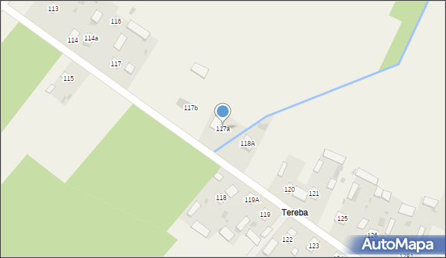 Talczyn, Talczyn, 117a, mapa Talczyn