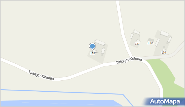 Talczyn, Talczyn, 138, mapa Talczyn