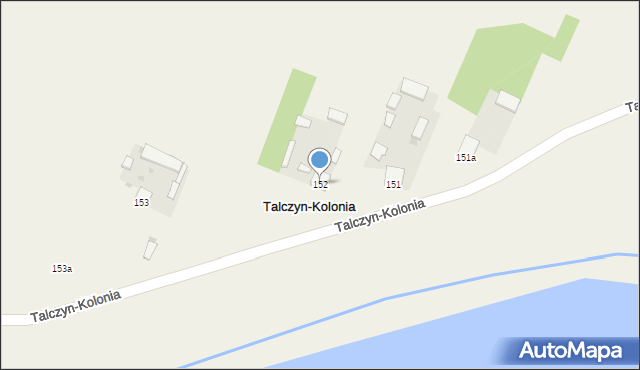 Talczyn, Talczyn, 152, mapa Talczyn