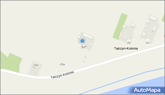 Talczyn, Talczyn, 153, mapa Talczyn