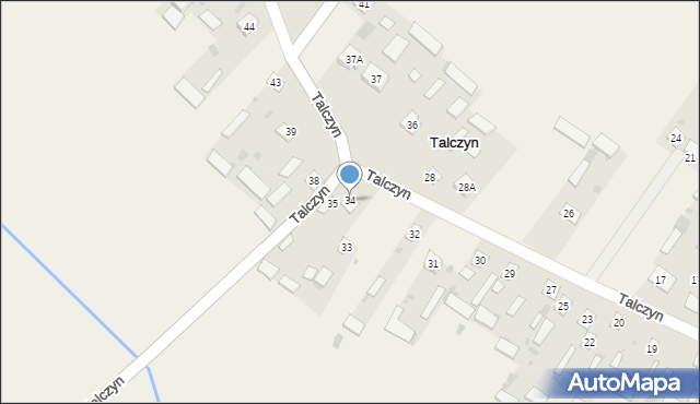 Talczyn, Talczyn, 34, mapa Talczyn