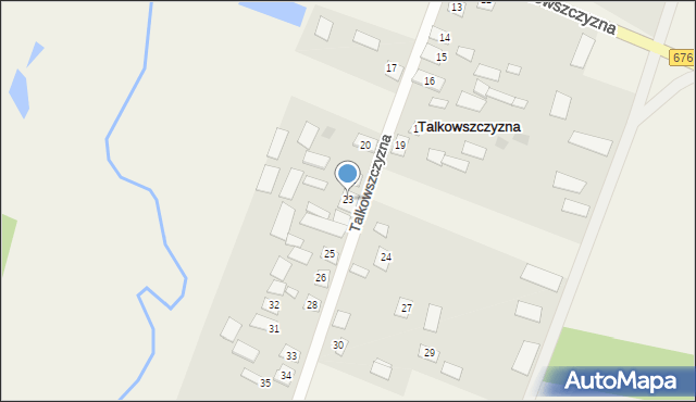 Talkowszczyzna, Talkowszczyzna, 23, mapa Talkowszczyzna