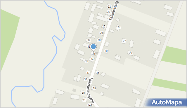 Talkowszczyzna, Talkowszczyzna, 33, mapa Talkowszczyzna