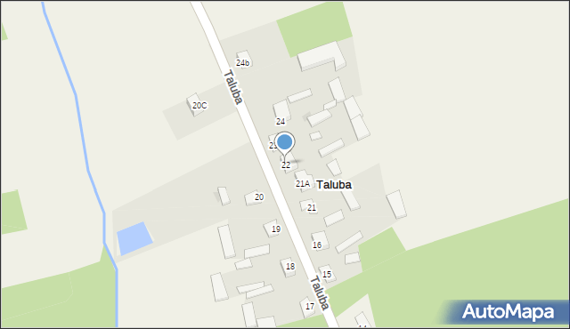 Taluba, Taluba, 22, mapa Taluba