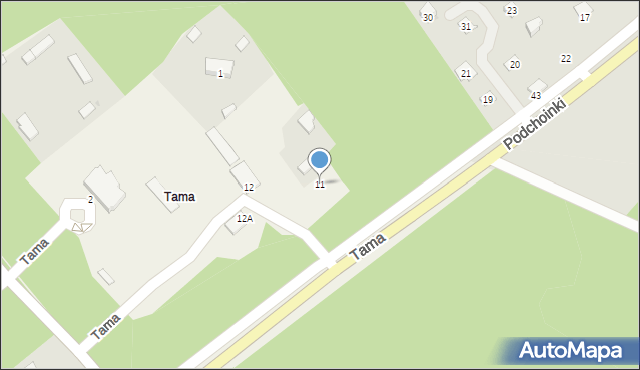 Tama, Tama, 11, mapa Tama