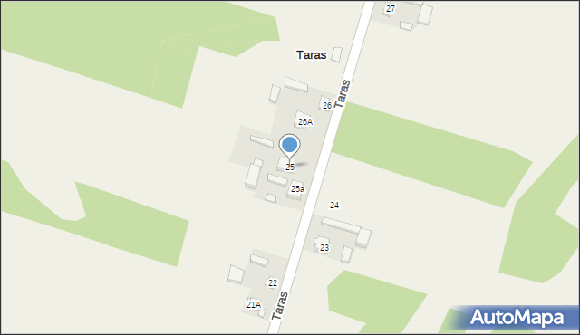 Taras, Taras, 25, mapa Taras