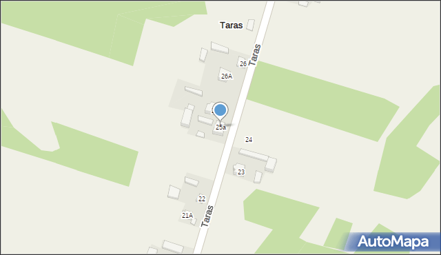 Taras, Taras, 25a, mapa Taras