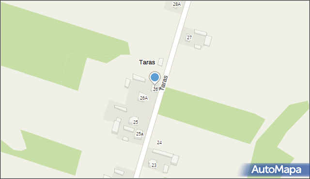 Taras, Taras, 26, mapa Taras
