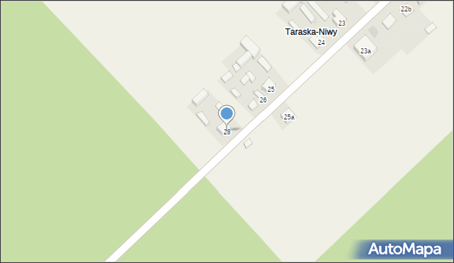 Taraska, Taraska, 28, mapa Taraska