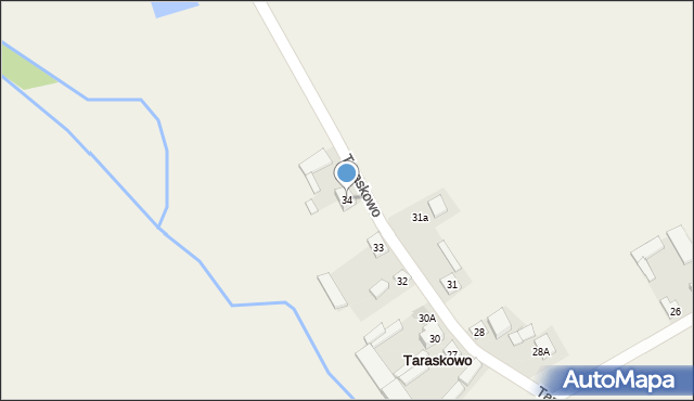 Taraskowo, Taraskowo, 34, mapa Taraskowo