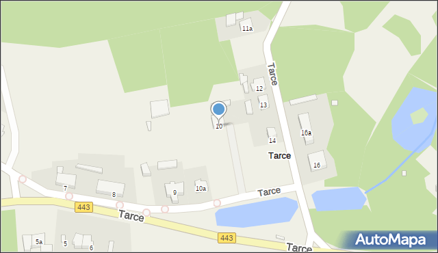 Tarce, Tarce, 10, mapa Tarce