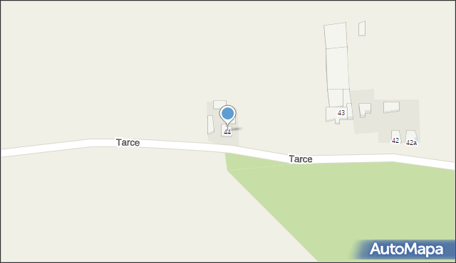 Tarce, Tarce, 44, mapa Tarce