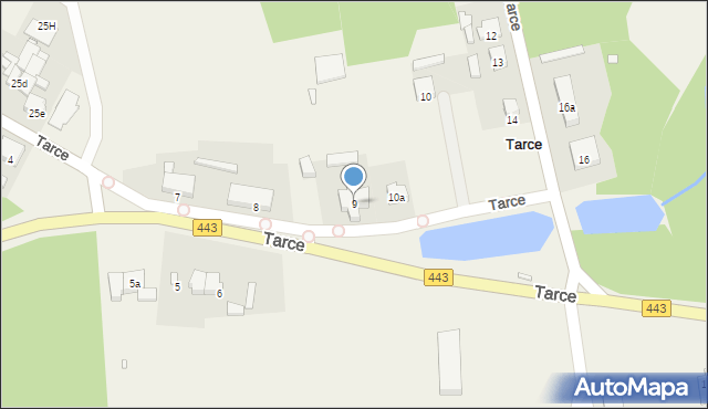 Tarce, Tarce, 9, mapa Tarce