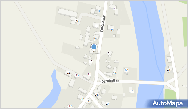 Tarchalice, Tarchalice, 8a, mapa Tarchalice