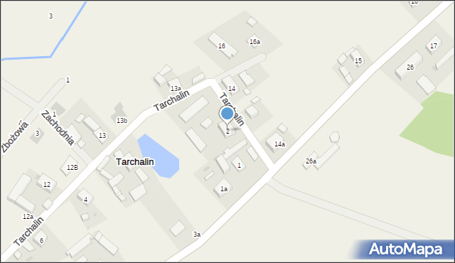 Tarchalin, Tarchalin, 2, mapa Tarchalin