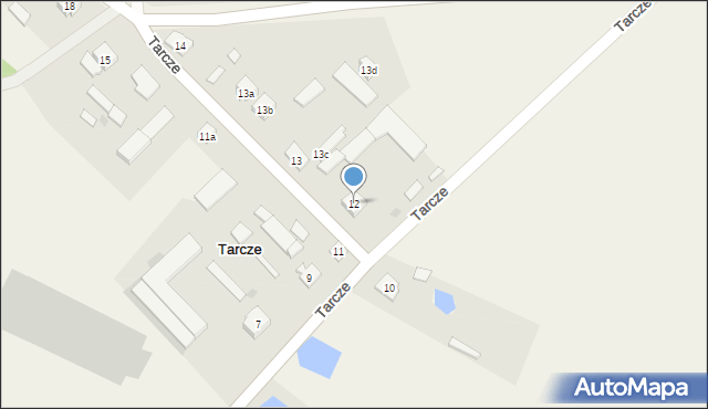 Tarcze, Tarcze, 12, mapa Tarcze