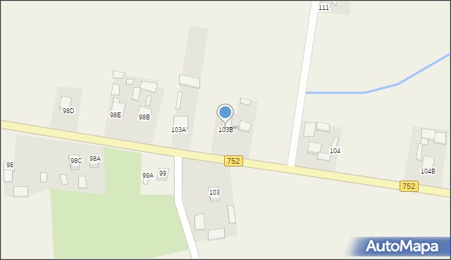 Tarczek, Tarczek, 103B, mapa Tarczek