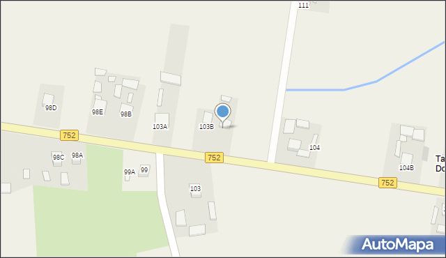 Tarczek, Tarczek, 103C, mapa Tarczek