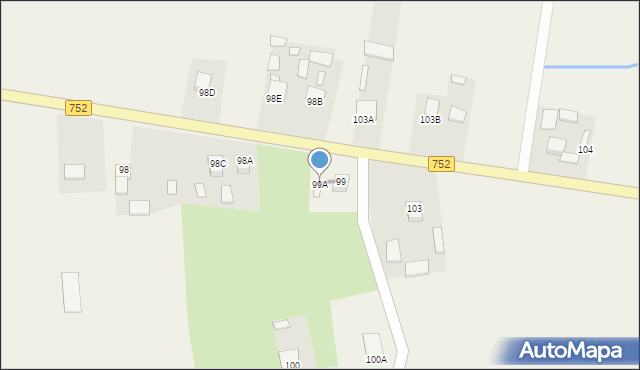 Tarczek, Tarczek, 99A, mapa Tarczek